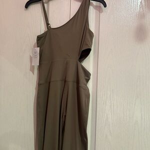 JoyLab One Shoulder  Asymmetrical Flare Bodysuit